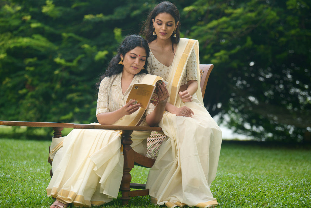 Kasavu Saree