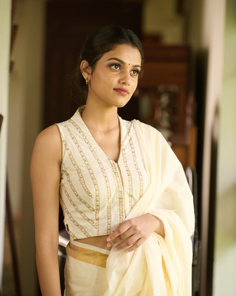 Mathangi Embroidery Blouse– The Kaithari Project