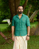 Poo Embroidered Shirt - Green