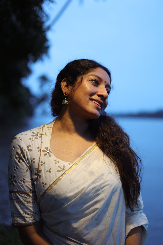 Chitrasena Mirrorwork Blouse