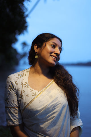 Chitrasena Mirrorwork Blouse