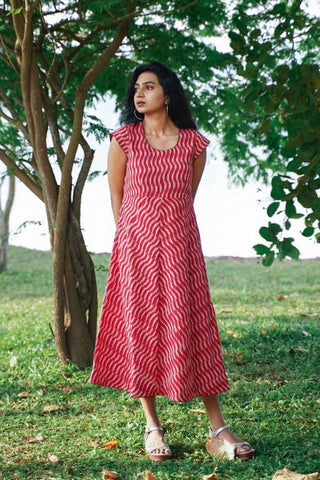 Zina Ikat Dress