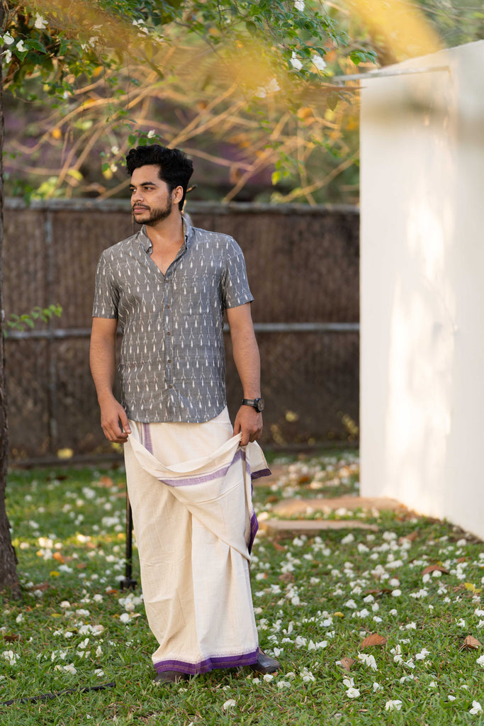 Saheb Kuppadam Mundu | Lungi | Mens sarong – The Kaithari Project