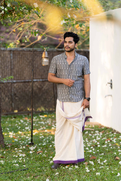 Saheb Kuppadam Mundu | Lungi | Mens sarong – The Kaithari Project