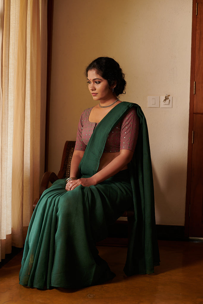 Green Kota Saree – The Kaithari Project