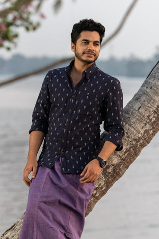 Jace Woven Ikat Shirt