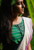 Handloom readymade perfect fit cotton saree blouse crop top for festival seamstressindia kerala pure cotton ikat patchwork upcycled