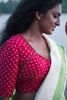 Handloom readymade perfect fit cotton saree blouse crop top for festival seamstressindia kerala pure cotton