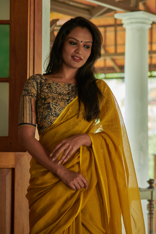 Manjal Kota Saree