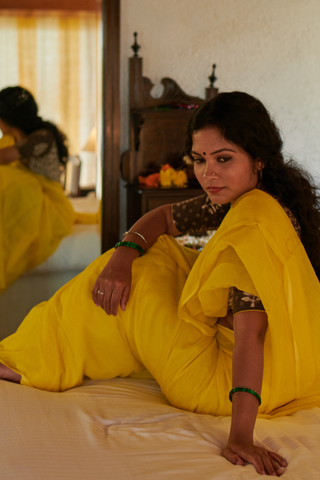 Manjakili Kota Saree