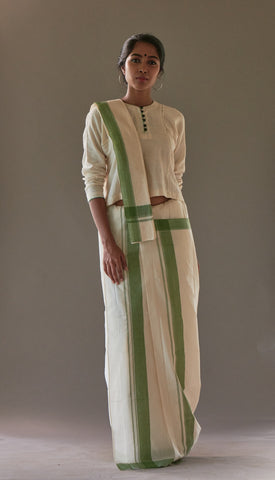 kora off white blouse