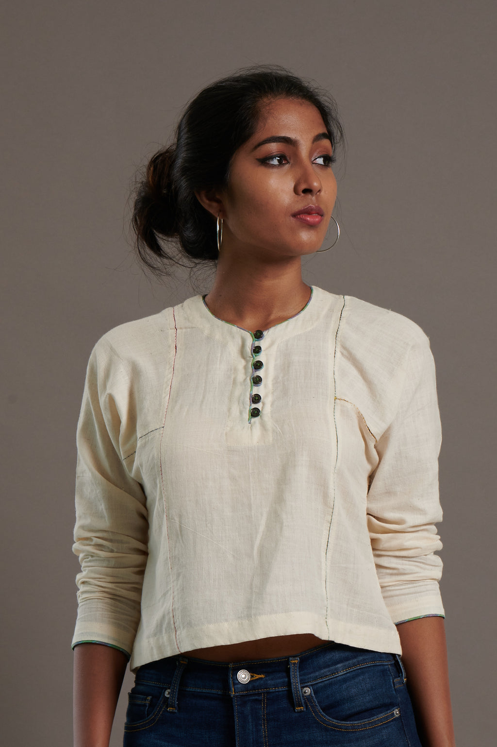 kora off white top
